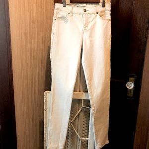 Vintage America “Wonderland Skinny” off-white/cream colored jeans size 4/27